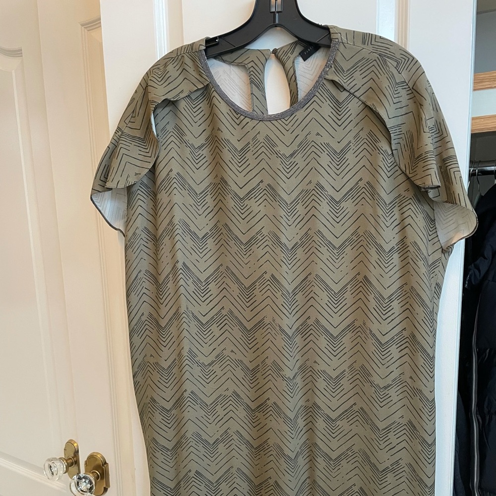 Fabiana Filippi olive green midi dress